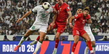 العراق يهزم فلسطين بهدف أيمن حسين في تصفيات المونديال